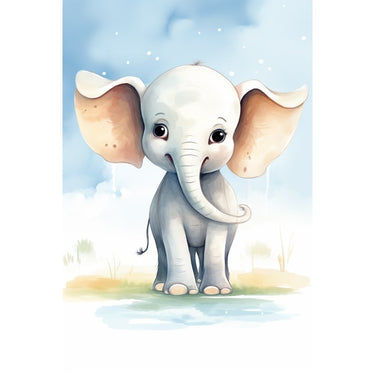 Elephant Nursery Canvas